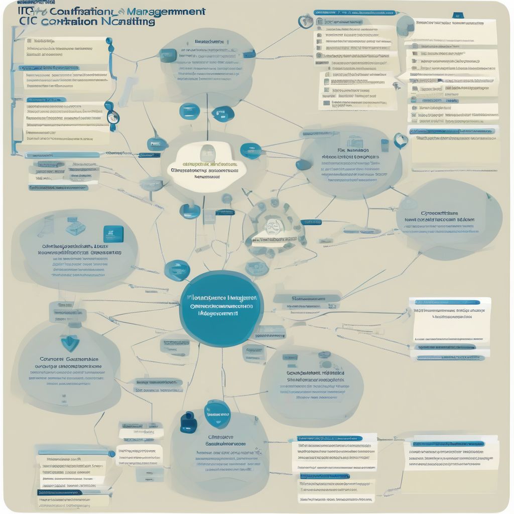 Visual representation of IT configuration management