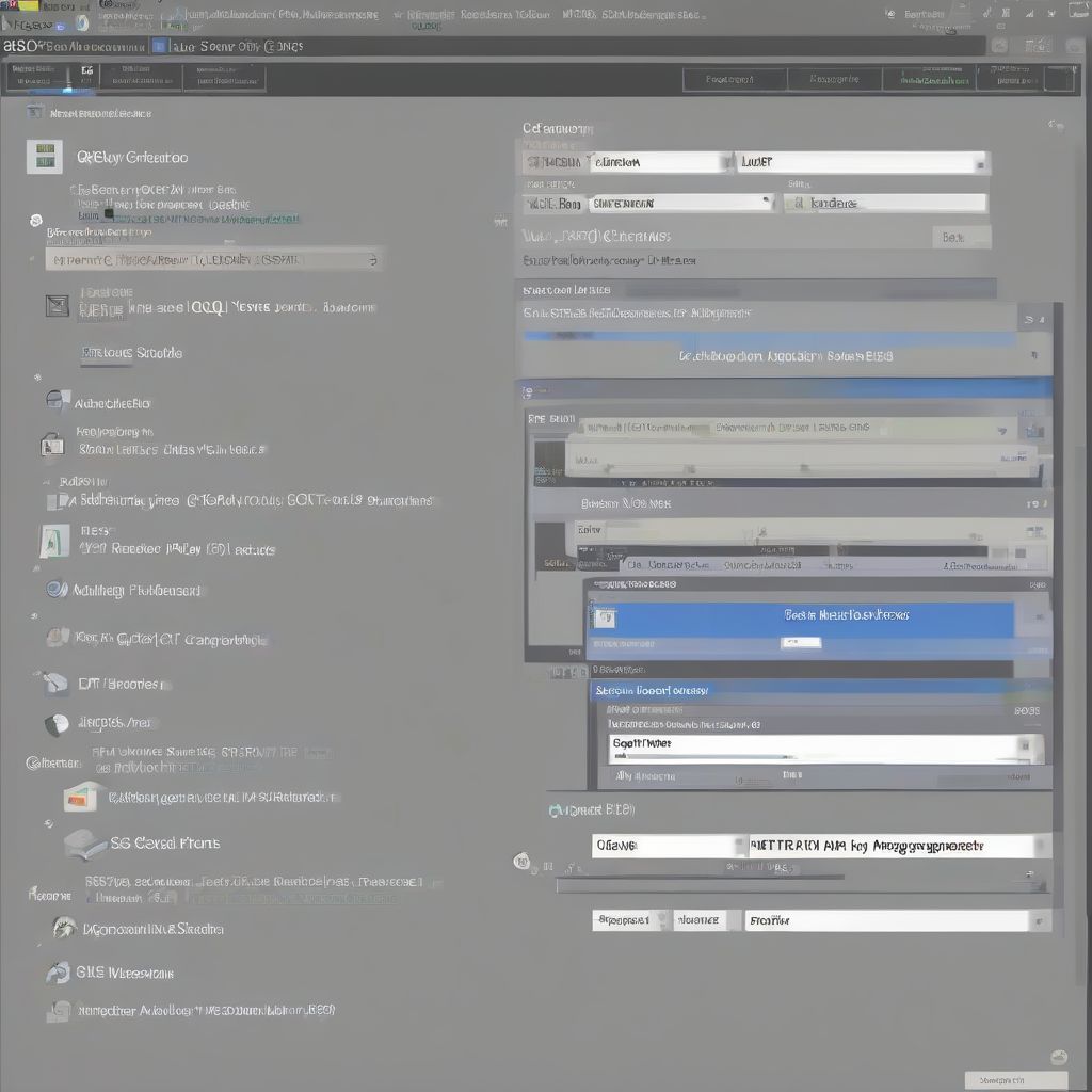 SQL Server Management Studio Interface